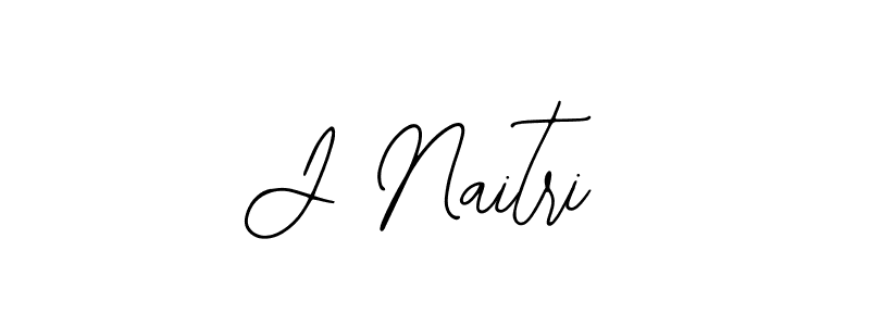 Design your own signature with our free online signature maker. With this signature software, you can create a handwritten (Bearetta-2O07w) signature for name J Naitri. J Naitri signature style 12 images and pictures png