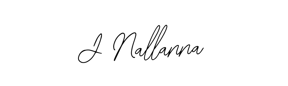 Create a beautiful signature design for name J Nallanna. With this signature (Bearetta-2O07w) fonts, you can make a handwritten signature for free. J Nallanna signature style 12 images and pictures png