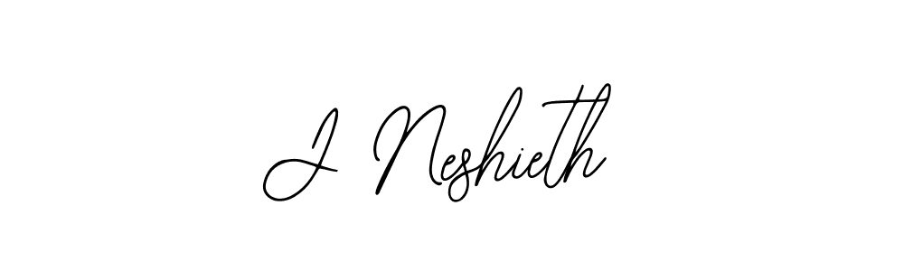 Create a beautiful signature design for name J Neshieth. With this signature (Bearetta-2O07w) fonts, you can make a handwritten signature for free. J Neshieth signature style 12 images and pictures png