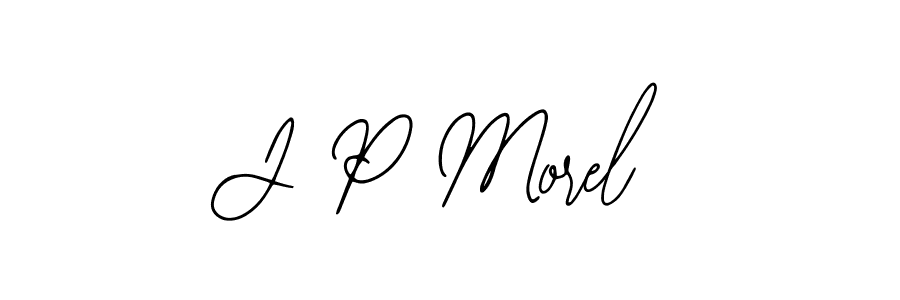 Make a beautiful signature design for name J P Morel. With this signature (Bearetta-2O07w) style, you can create a handwritten signature for free. J P Morel signature style 12 images and pictures png