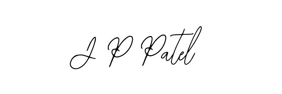 if you are searching for the best signature style for your name J P Patel. so please give up your signature search. here we have designed multiple signature styles  using Bearetta-2O07w. J P Patel signature style 12 images and pictures png