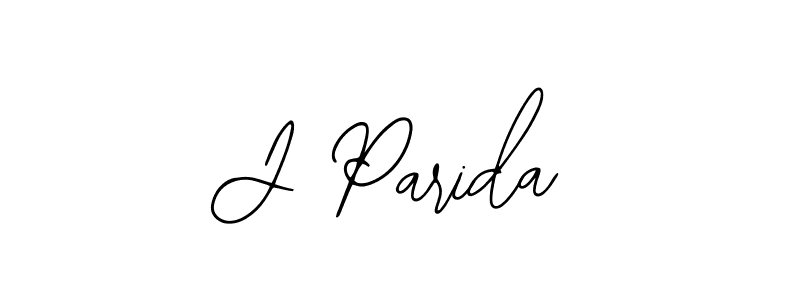 Create a beautiful signature design for name J Parida. With this signature (Bearetta-2O07w) fonts, you can make a handwritten signature for free. J Parida signature style 12 images and pictures png