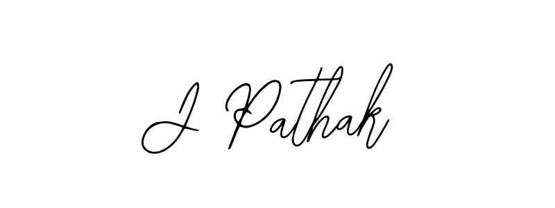 Make a beautiful signature design for name J Pathak. With this signature (Bearetta-2O07w) style, you can create a handwritten signature for free. J Pathak signature style 12 images and pictures png