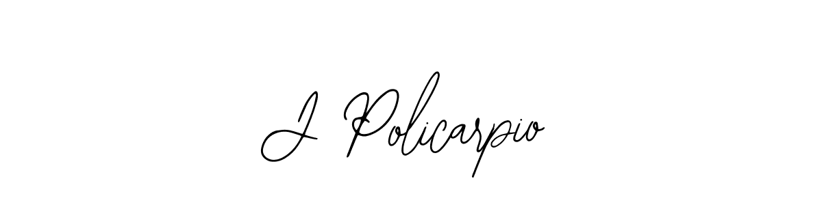 How to Draw J Policarpio signature style? Bearetta-2O07w is a latest design signature styles for name J Policarpio. J Policarpio signature style 12 images and pictures png