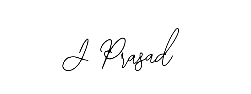 Use a signature maker to create a handwritten signature online. With this signature software, you can design (Bearetta-2O07w) your own signature for name J Prasad. J Prasad signature style 12 images and pictures png