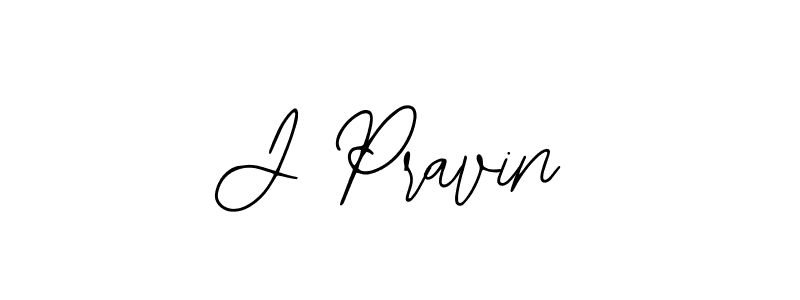 The best way (Bearetta-2O07w) to make a short signature is to pick only two or three words in your name. The name J Pravin include a total of six letters. For converting this name. J Pravin signature style 12 images and pictures png