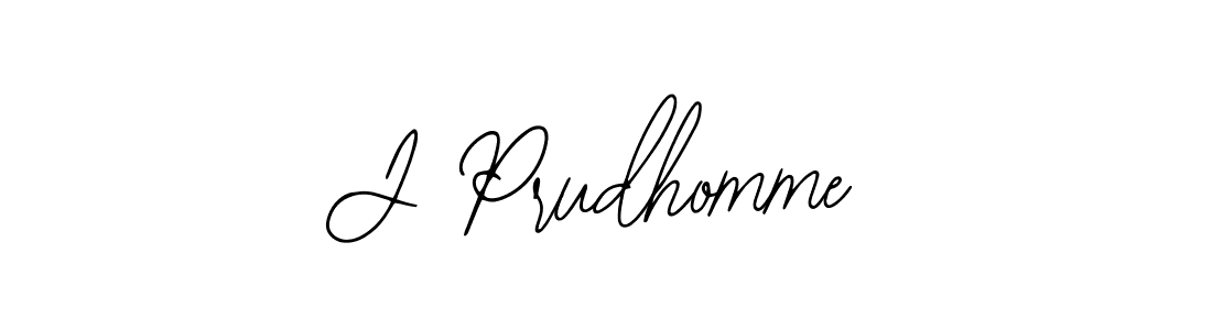 Make a beautiful signature design for name J Prudhomme. With this signature (Bearetta-2O07w) style, you can create a handwritten signature for free. J Prudhomme signature style 12 images and pictures png