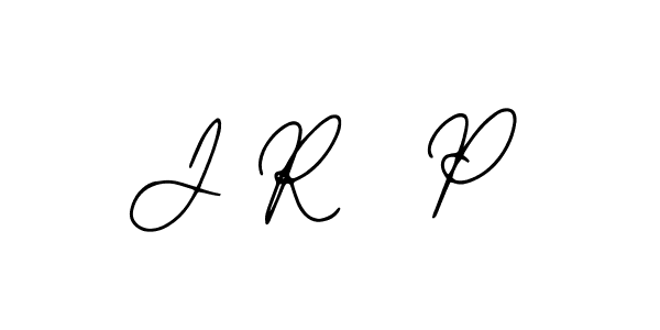 You should practise on your own different ways (Bearetta-2O07w) to write your name (J R  P) in signature. don't let someone else do it for you. J R  P signature style 12 images and pictures png