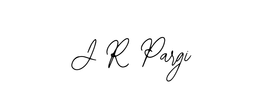 This is the best signature style for the J R Pargi name. Also you like these signature font (Bearetta-2O07w). Mix name signature. J R Pargi signature style 12 images and pictures png