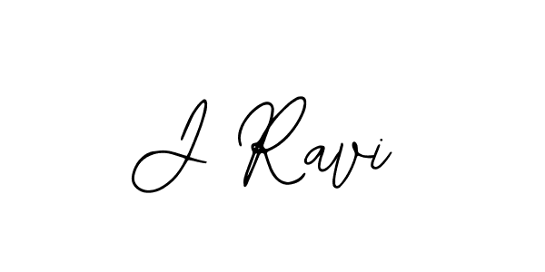 Use a signature maker to create a handwritten signature online. With this signature software, you can design (Bearetta-2O07w) your own signature for name J Ravi. J Ravi signature style 12 images and pictures png