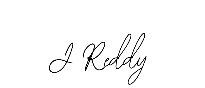 You should practise on your own different ways (Bearetta-2O07w) to write your name (J Reddy) in signature. don't let someone else do it for you. J Reddy signature style 12 images and pictures png