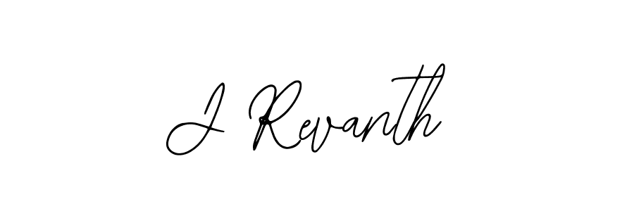 You should practise on your own different ways (Bearetta-2O07w) to write your name (J Revanth) in signature. don't let someone else do it for you. J Revanth signature style 12 images and pictures png