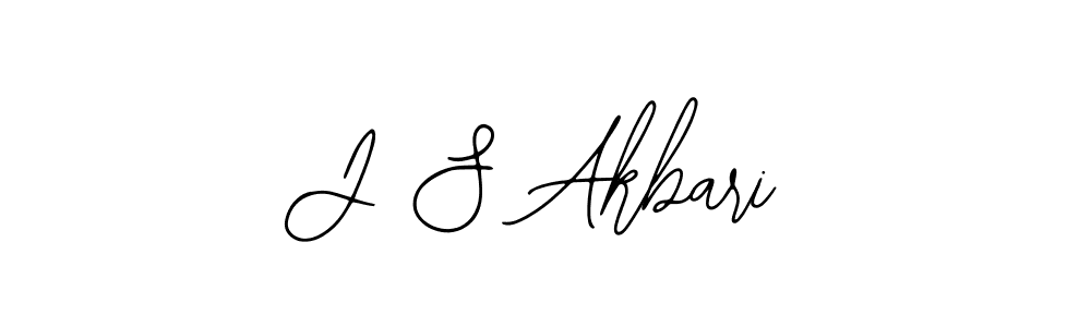 J S Akbari stylish signature style. Best Handwritten Sign (Bearetta-2O07w) for my name. Handwritten Signature Collection Ideas for my name J S Akbari. J S Akbari signature style 12 images and pictures png