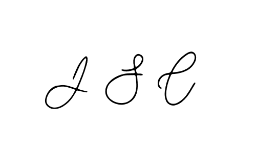 You should practise on your own different ways (Bearetta-2O07w) to write your name (J S C) in signature. don't let someone else do it for you. J S C signature style 12 images and pictures png