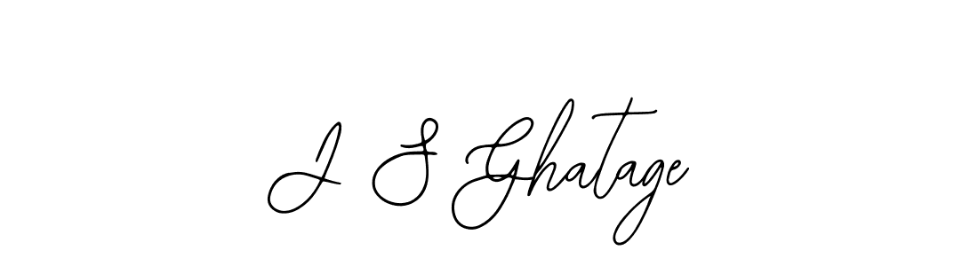 You should practise on your own different ways (Bearetta-2O07w) to write your name (J S Ghatage) in signature. don't let someone else do it for you. J S Ghatage signature style 12 images and pictures png