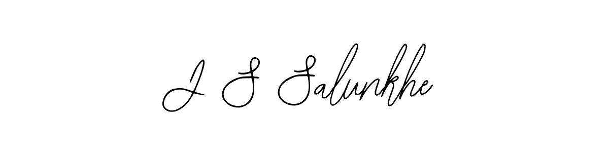 Also You can easily find your signature by using the search form. We will create J S Salunkhe name handwritten signature images for you free of cost using Bearetta-2O07w sign style. J S Salunkhe signature style 12 images and pictures png