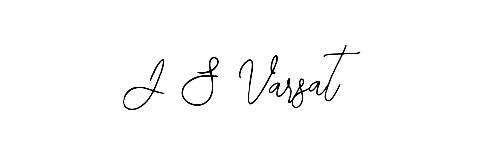 How to make J S Varsat signature? Bearetta-2O07w is a professional autograph style. Create handwritten signature for J S Varsat name. J S Varsat signature style 12 images and pictures png