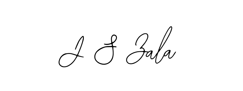 J S Zala stylish signature style. Best Handwritten Sign (Bearetta-2O07w) for my name. Handwritten Signature Collection Ideas for my name J S Zala. J S Zala signature style 12 images and pictures png