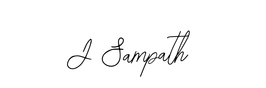 How to Draw J Sampath signature style? Bearetta-2O07w is a latest design signature styles for name J Sampath. J Sampath signature style 12 images and pictures png