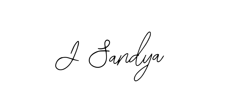 Make a beautiful signature design for name J Sandya. With this signature (Bearetta-2O07w) style, you can create a handwritten signature for free. J Sandya signature style 12 images and pictures png