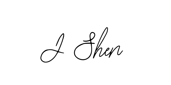 Make a beautiful signature design for name J Shen. With this signature (Bearetta-2O07w) style, you can create a handwritten signature for free. J Shen signature style 12 images and pictures png