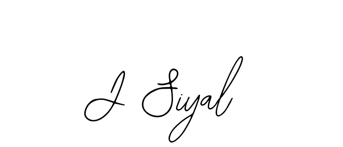 Also we have J Siyal name is the best signature style. Create professional handwritten signature collection using Bearetta-2O07w autograph style. J Siyal signature style 12 images and pictures png