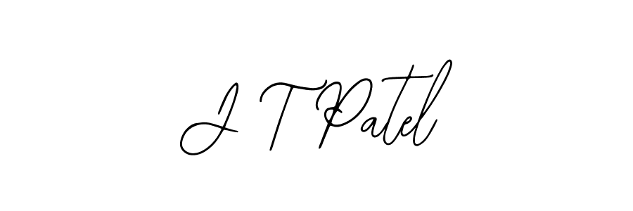 Make a beautiful signature design for name J T Patel. Use this online signature maker to create a handwritten signature for free. J T Patel signature style 12 images and pictures png