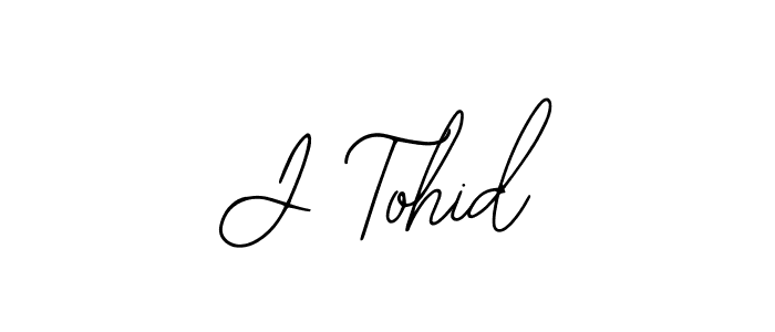 Use a signature maker to create a handwritten signature online. With this signature software, you can design (Bearetta-2O07w) your own signature for name J Tohid. J Tohid signature style 12 images and pictures png