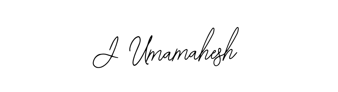Use a signature maker to create a handwritten signature online. With this signature software, you can design (Bearetta-2O07w) your own signature for name J Umamahesh. J Umamahesh signature style 12 images and pictures png
