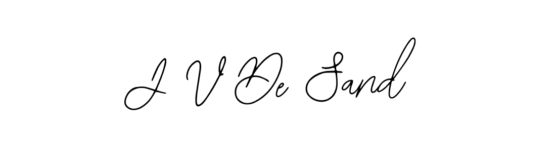 The best way (Bearetta-2O07w) to make a short signature is to pick only two or three words in your name. The name J V De Sand include a total of six letters. For converting this name. J V De Sand signature style 12 images and pictures png