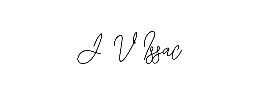 Design your own signature with our free online signature maker. With this signature software, you can create a handwritten (Bearetta-2O07w) signature for name J V Issac. J V Issac signature style 12 images and pictures png