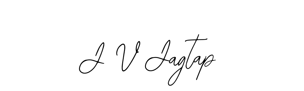 Make a beautiful signature design for name J V Jagtap. With this signature (Bearetta-2O07w) style, you can create a handwritten signature for free. J V Jagtap signature style 12 images and pictures png