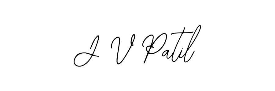 You should practise on your own different ways (Bearetta-2O07w) to write your name (J V Patil) in signature. don't let someone else do it for you. J V Patil signature style 12 images and pictures png