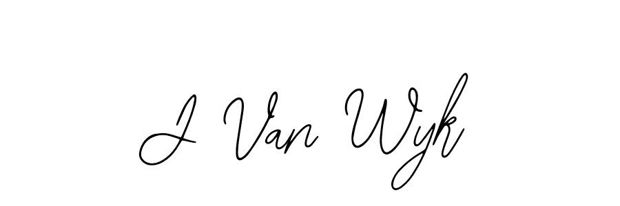 The best way (Bearetta-2O07w) to make a short signature is to pick only two or three words in your name. The name J Van Wyk include a total of six letters. For converting this name. J Van Wyk signature style 12 images and pictures png