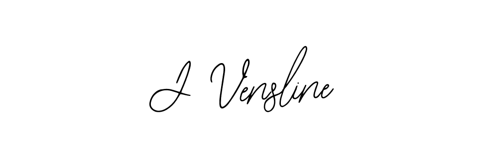 Make a beautiful signature design for name J Vensline. With this signature (Bearetta-2O07w) style, you can create a handwritten signature for free. J Vensline signature style 12 images and pictures png