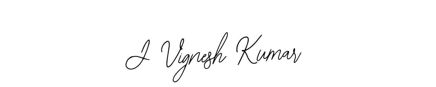 Create a beautiful signature design for name J Vignesh Kumar. With this signature (Bearetta-2O07w) fonts, you can make a handwritten signature for free. J Vignesh Kumar signature style 12 images and pictures png