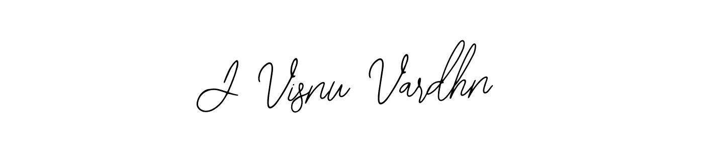 Make a beautiful signature design for name J Visnu Vardhn. With this signature (Bearetta-2O07w) style, you can create a handwritten signature for free. J Visnu Vardhn signature style 12 images and pictures png