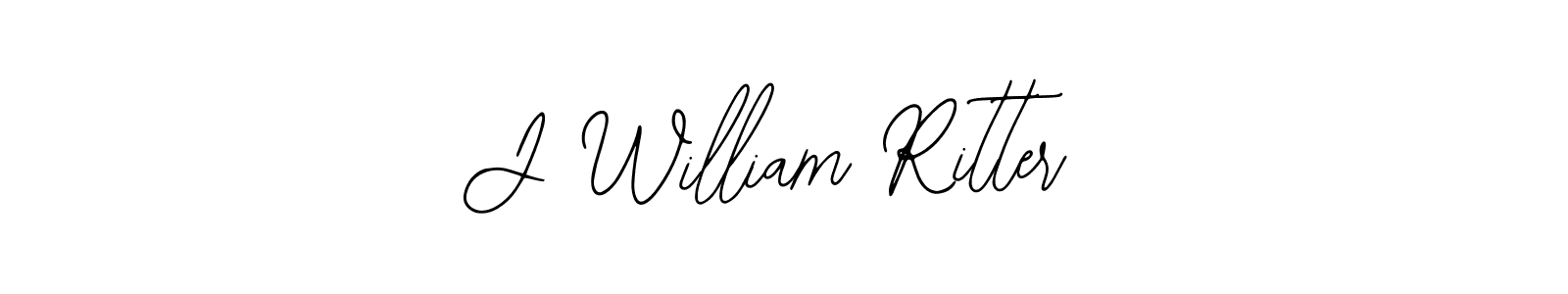 You should practise on your own different ways (Bearetta-2O07w) to write your name (J William Ritter) in signature. don't let someone else do it for you. J William Ritter signature style 12 images and pictures png