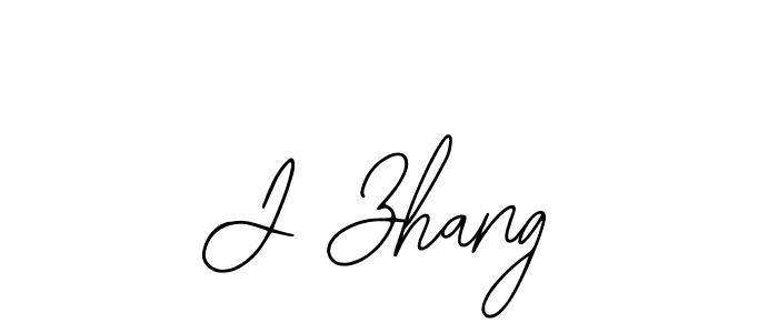 You should practise on your own different ways (Bearetta-2O07w) to write your name (J Zhang) in signature. don't let someone else do it for you. J Zhang signature style 12 images and pictures png