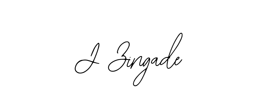 How to Draw J Zingade signature style? Bearetta-2O07w is a latest design signature styles for name J Zingade. J Zingade signature style 12 images and pictures png