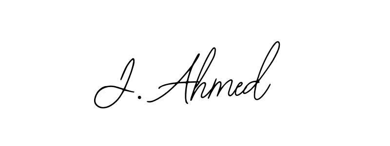It looks lik you need a new signature style for name J. Ahmed. Design unique handwritten (Bearetta-2O07w) signature with our free signature maker in just a few clicks. J. Ahmed signature style 12 images and pictures png