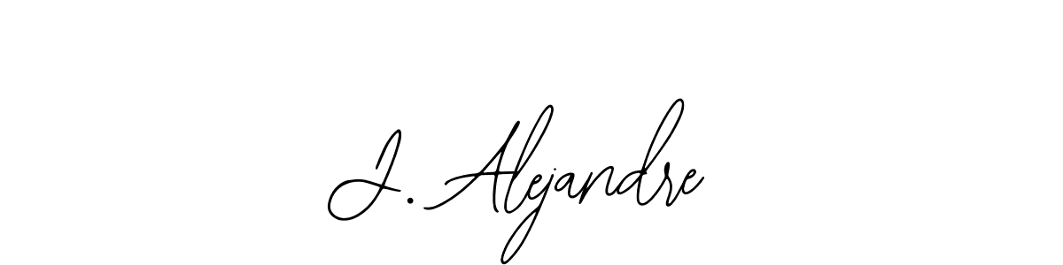 How to Draw J. Alejandre signature style? Bearetta-2O07w is a latest design signature styles for name J. Alejandre. J. Alejandre signature style 12 images and pictures png