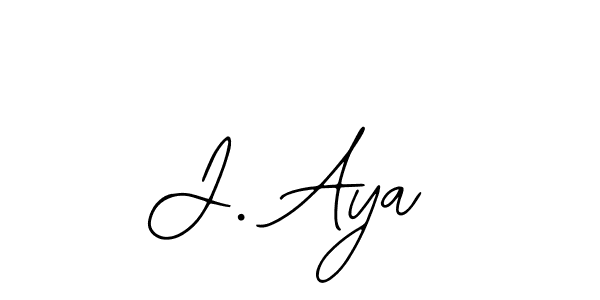 Also You can easily find your signature by using the search form. We will create J. Aya name handwritten signature images for you free of cost using Bearetta-2O07w sign style. J. Aya signature style 12 images and pictures png