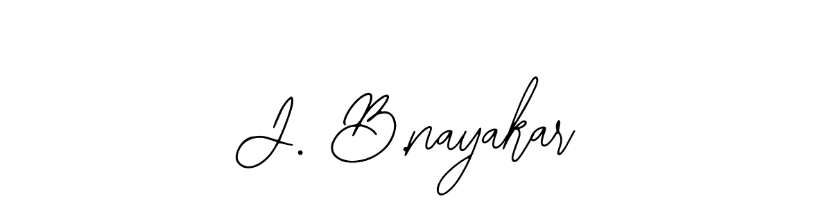 The best way (Bearetta-2O07w) to make a short signature is to pick only two or three words in your name. The name J. B.nayakar include a total of six letters. For converting this name. J. B.nayakar signature style 12 images and pictures png