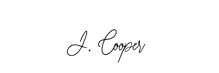 Also we have J. Cooper name is the best signature style. Create professional handwritten signature collection using Bearetta-2O07w autograph style. J. Cooper signature style 12 images and pictures png