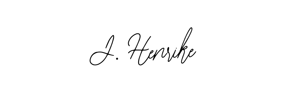 You should practise on your own different ways (Bearetta-2O07w) to write your name (J. Henrike) in signature. don't let someone else do it for you. J. Henrike signature style 12 images and pictures png