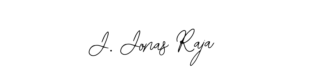 The best way (Bearetta-2O07w) to make a short signature is to pick only two or three words in your name. The name J. Jonas Raja include a total of six letters. For converting this name. J. Jonas Raja signature style 12 images and pictures png