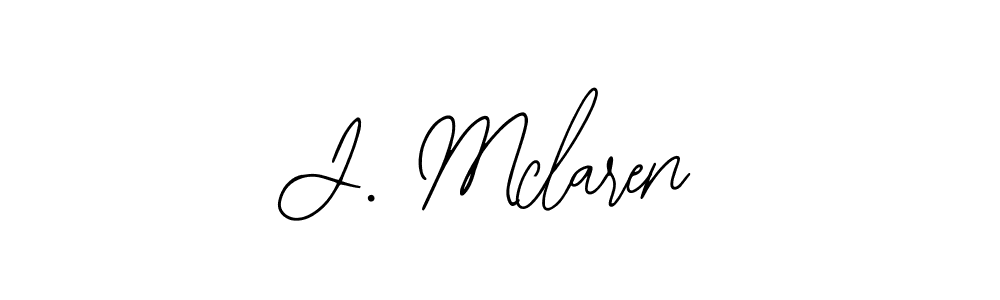 How to make J. Mclaren signature? Bearetta-2O07w is a professional autograph style. Create handwritten signature for J. Mclaren name. J. Mclaren signature style 12 images and pictures png