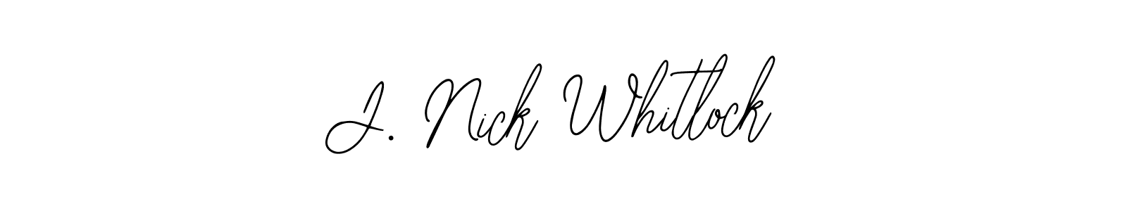 Similarly Bearetta-2O07w is the best handwritten signature design. Signature creator online .You can use it as an online autograph creator for name J. Nick Whitlock. J. Nick Whitlock signature style 12 images and pictures png