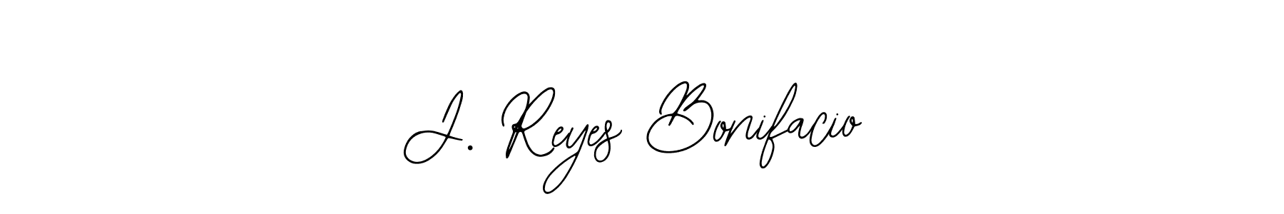 Create a beautiful signature design for name J. Reyes Bonifacio. With this signature (Bearetta-2O07w) fonts, you can make a handwritten signature for free. J. Reyes Bonifacio signature style 12 images and pictures png